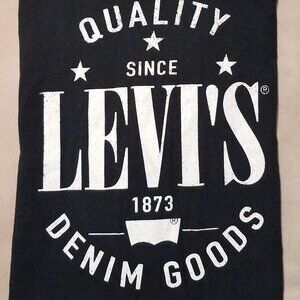 Levis Mens Black T-shirt 3X LT